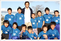 サッカー部のメンバーの皆さん